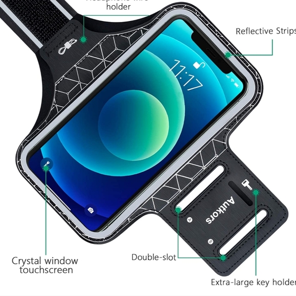 Running Armband for iPhone 13 Mini/iPhone 12 Mini/SE 2020/11 Pro/XS/X/8/7/6 Plus - Picture 6 of 6